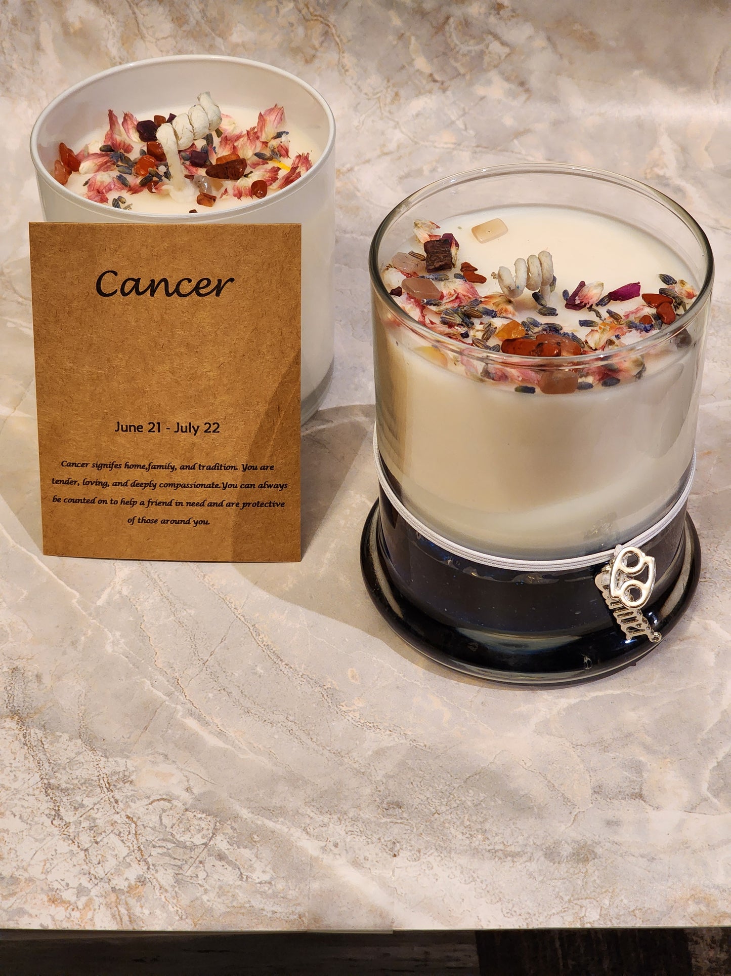 Zodiac Candle-CANCER- June 21- July 22