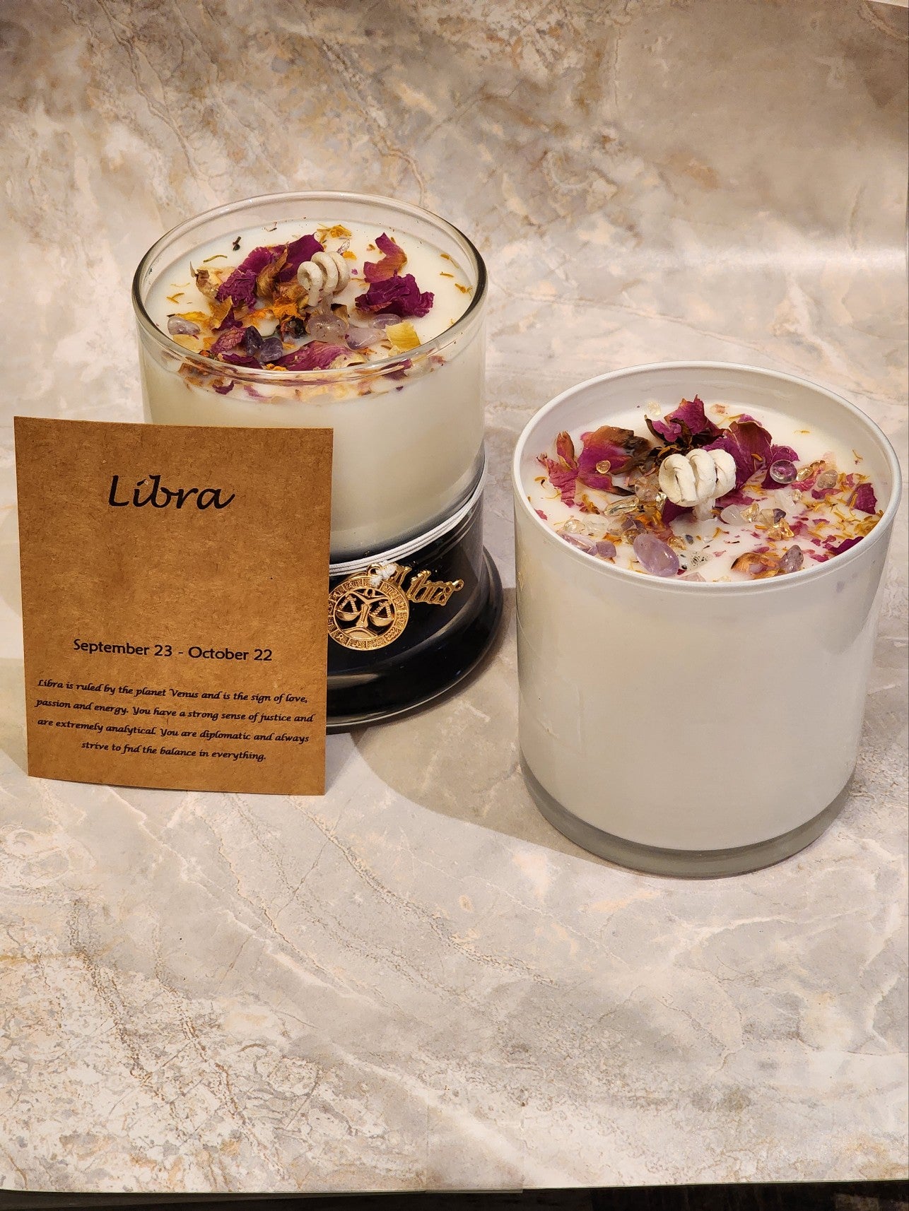 ✨ Zodiac Candle: LIBRA-September 23-October 22