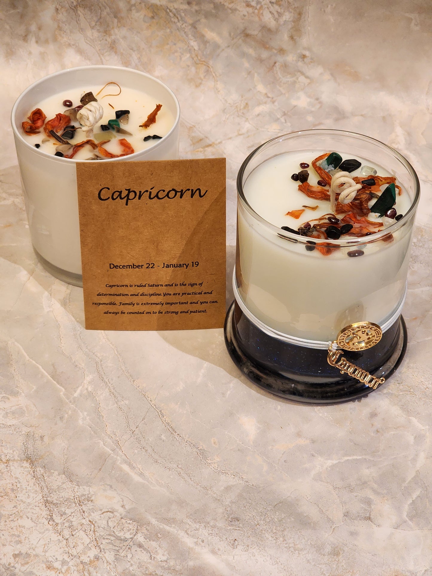 Zodiac Candle-CAPRICORN- December 22- January 19
