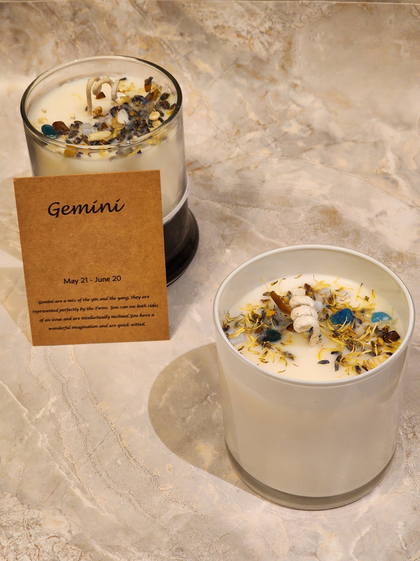 Zodiac Candle -GEMINI- May 21- June 20