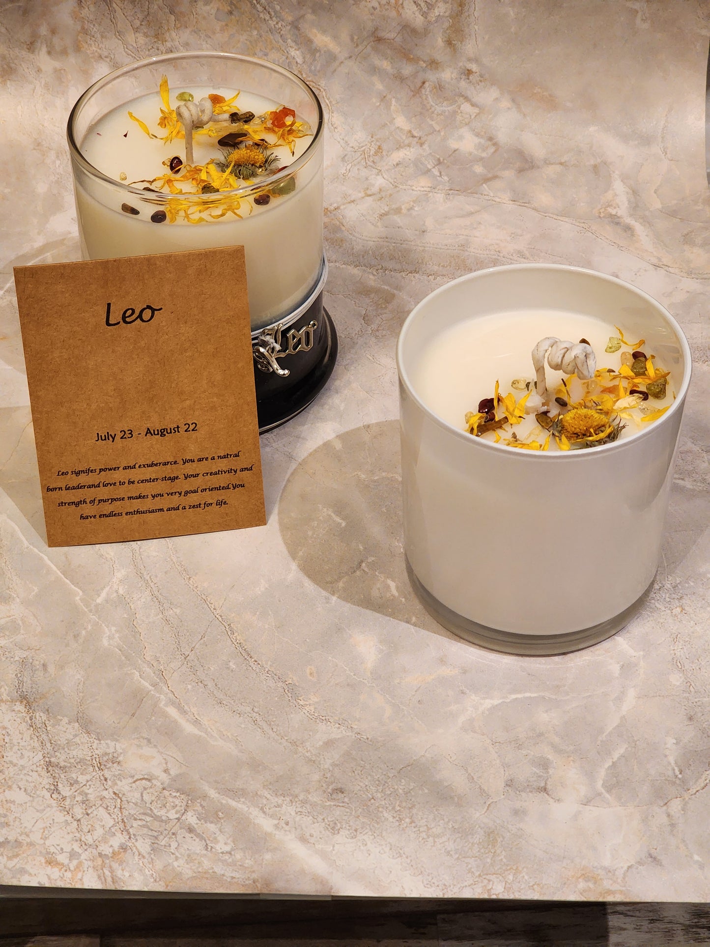 Zodiac Candle- LEO- July 23- August 22