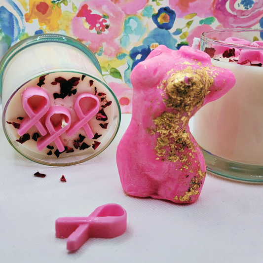 π Breast Cancer Awareness Candles