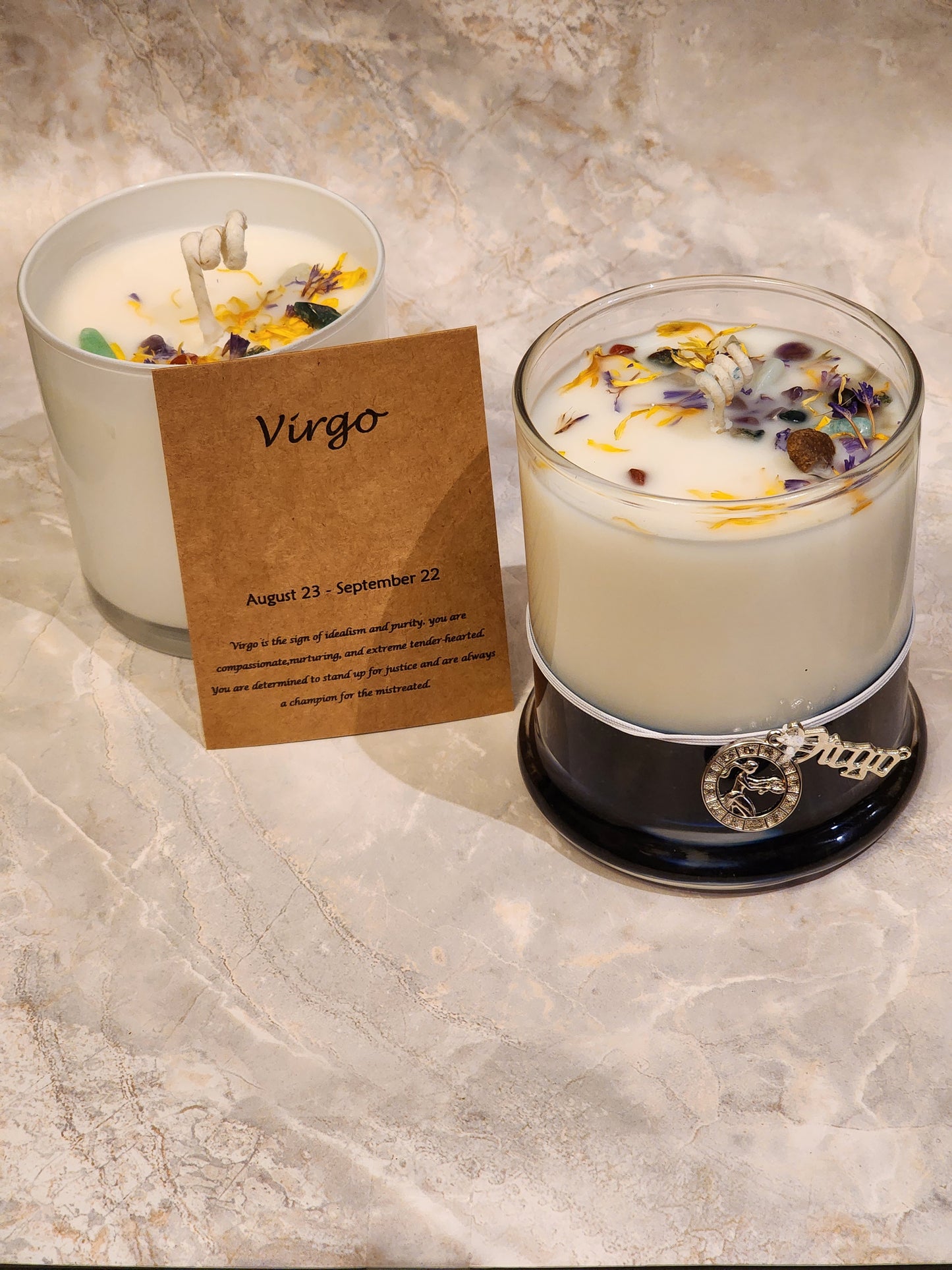 Zodiac Candle- VIRGO- August 23- September 22