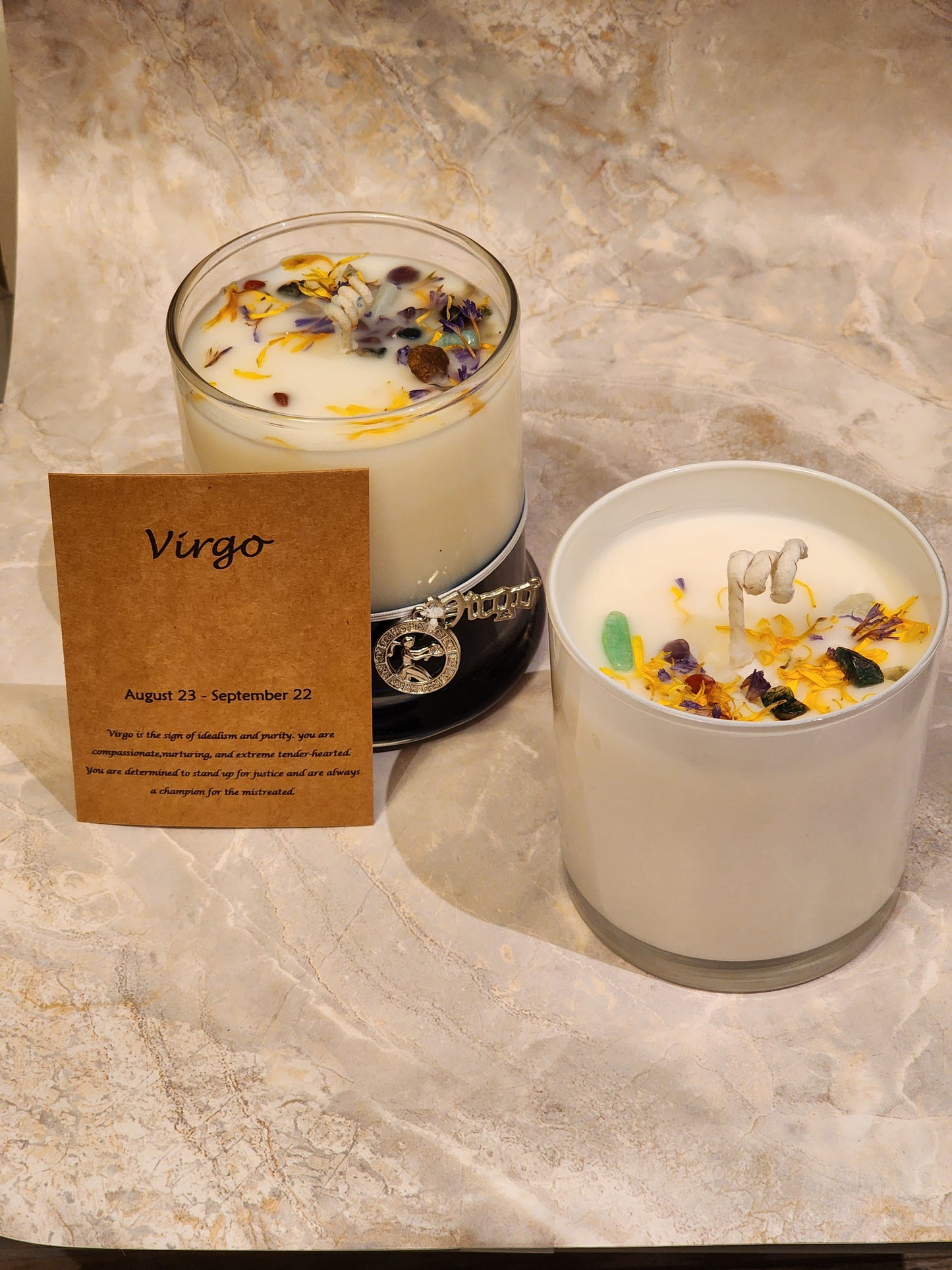 Zodiac Candle- VIRGO- August 23- September 22