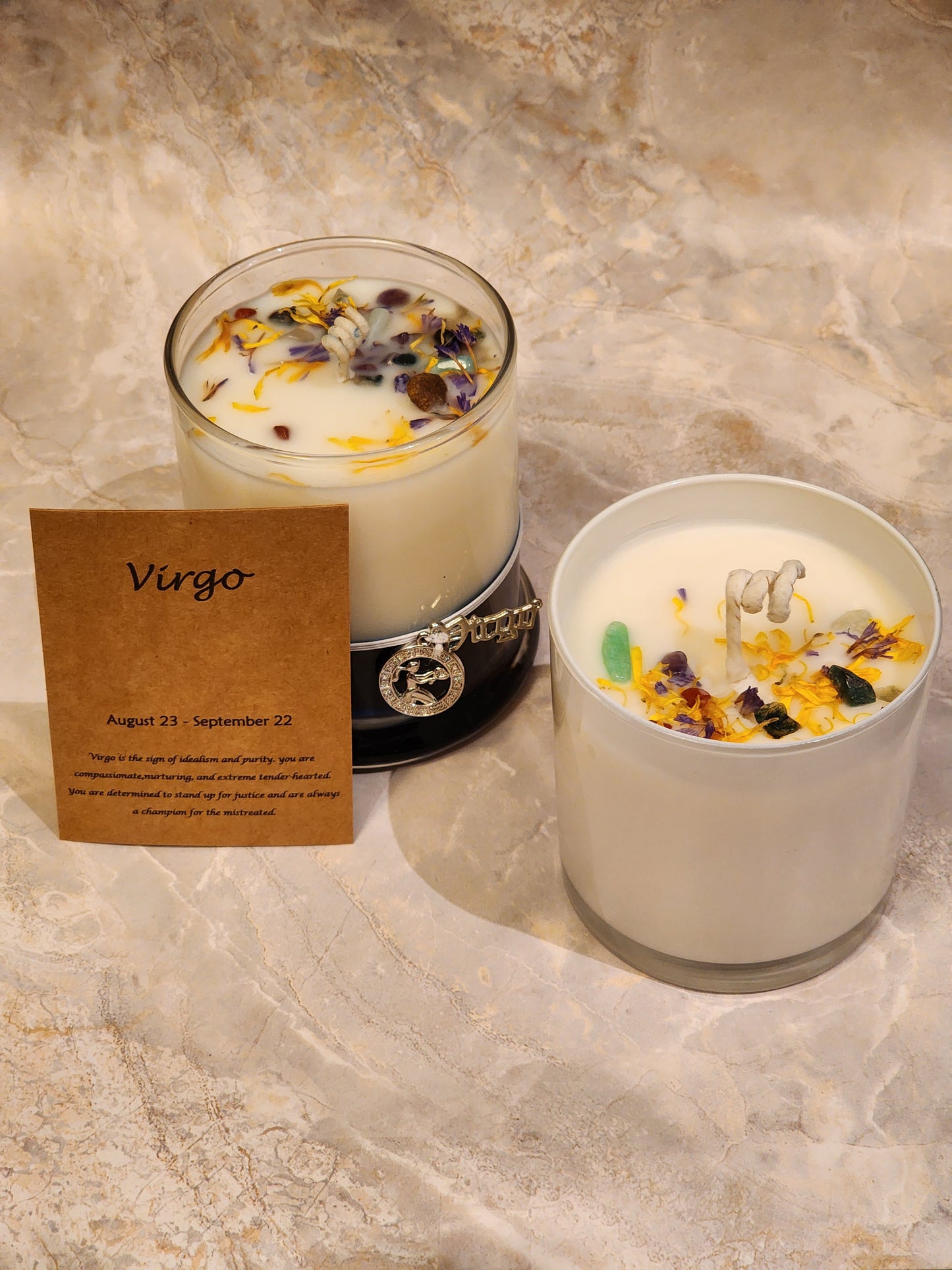 Zodiac Candle- VIRGO- August 23- September 22