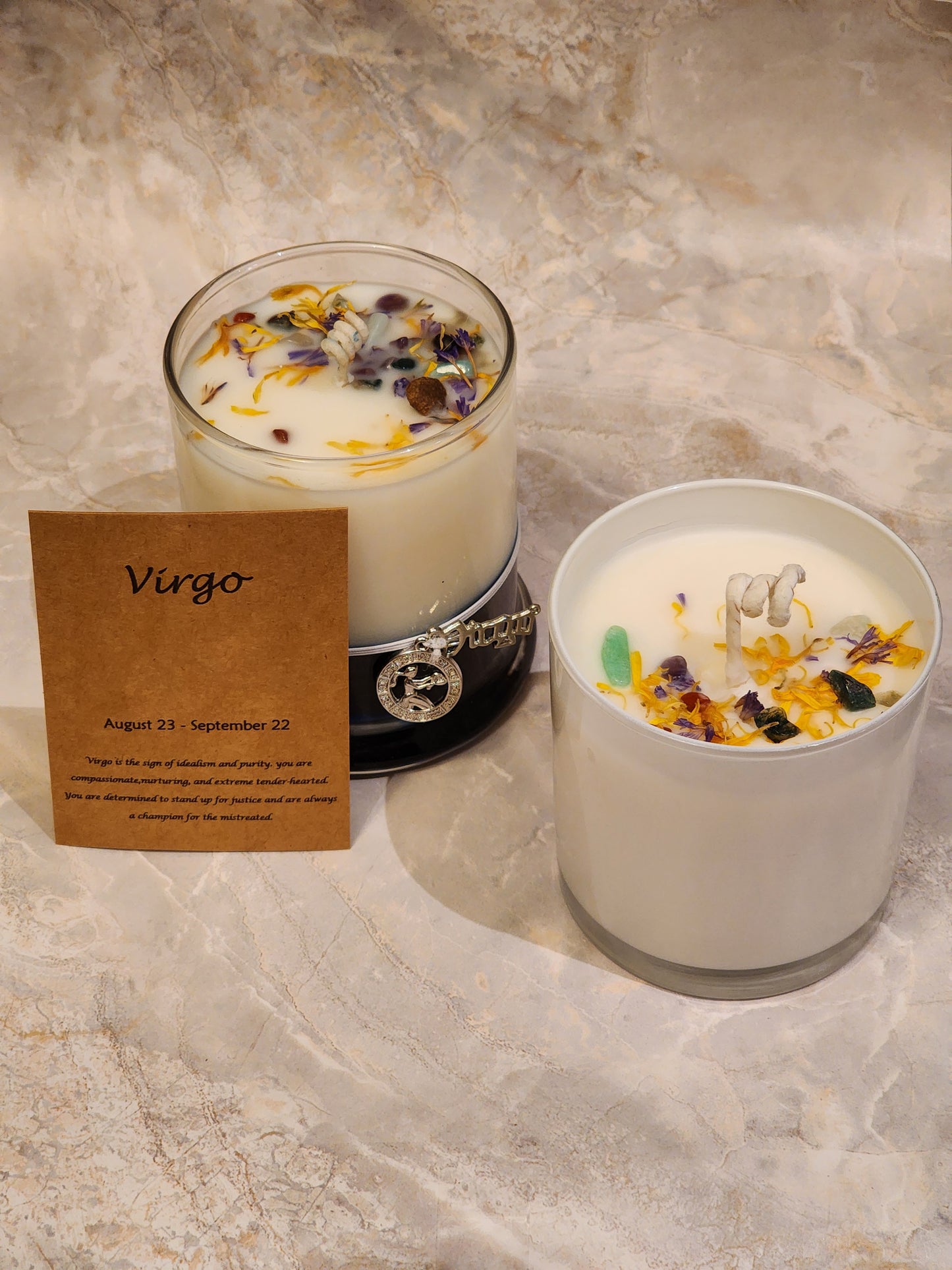 Zodiac Candle- VIRGO- August 23- September 22