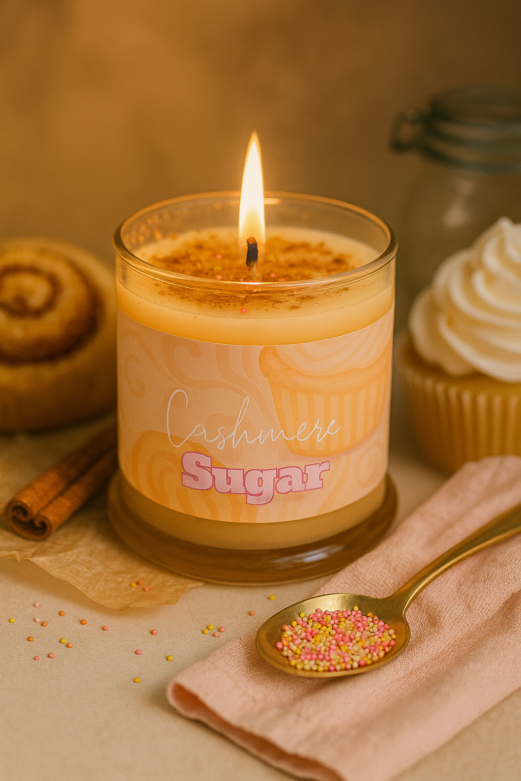 CASHMERE SUGAR-CANDLE