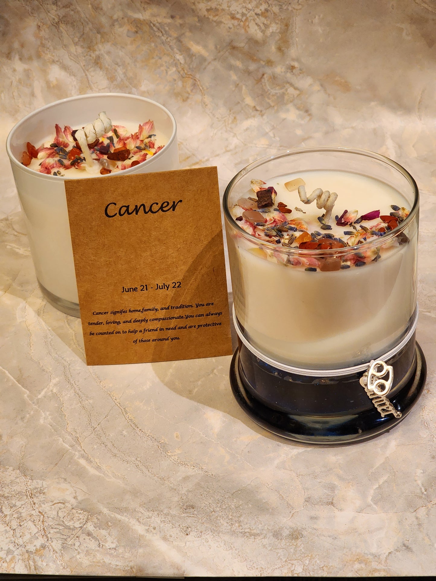 Zodiac Candle-CANCER- June 21- July 22