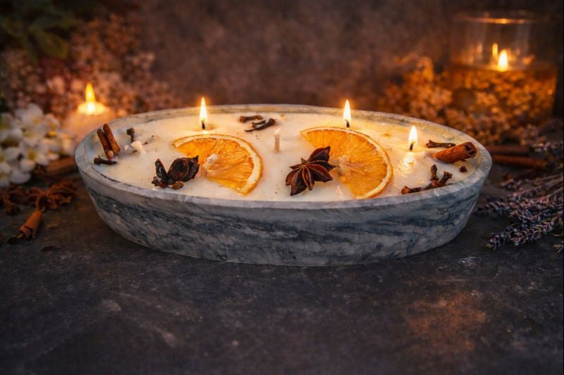 CITRUS SPICE CEMENT CANDLE