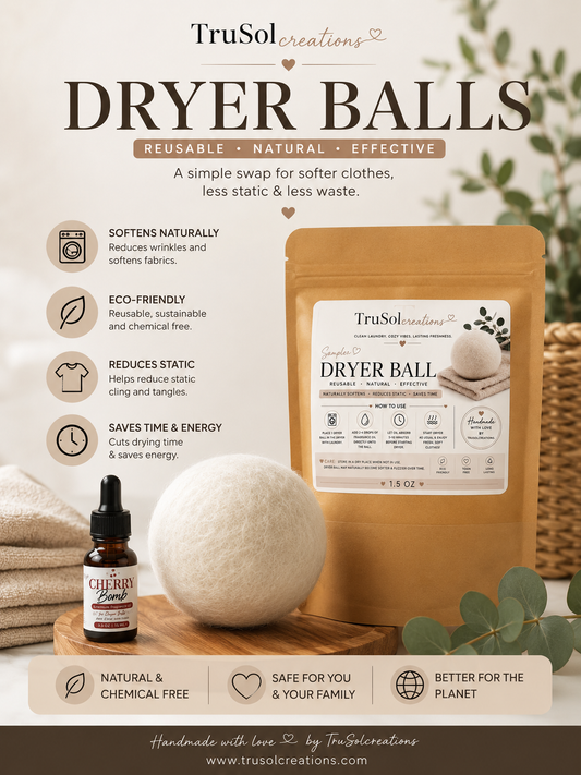 TruSolcreations Wool Dryer Balls